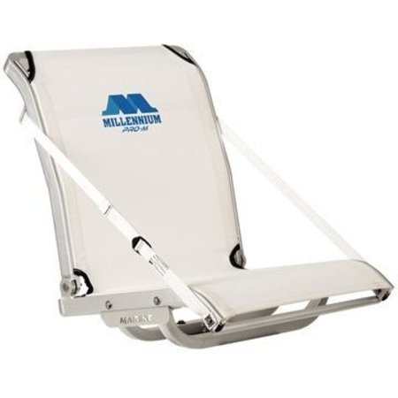 MILLENIUM MARINE Seat-White Pro-M Series, #P-100-WH P-100-WH